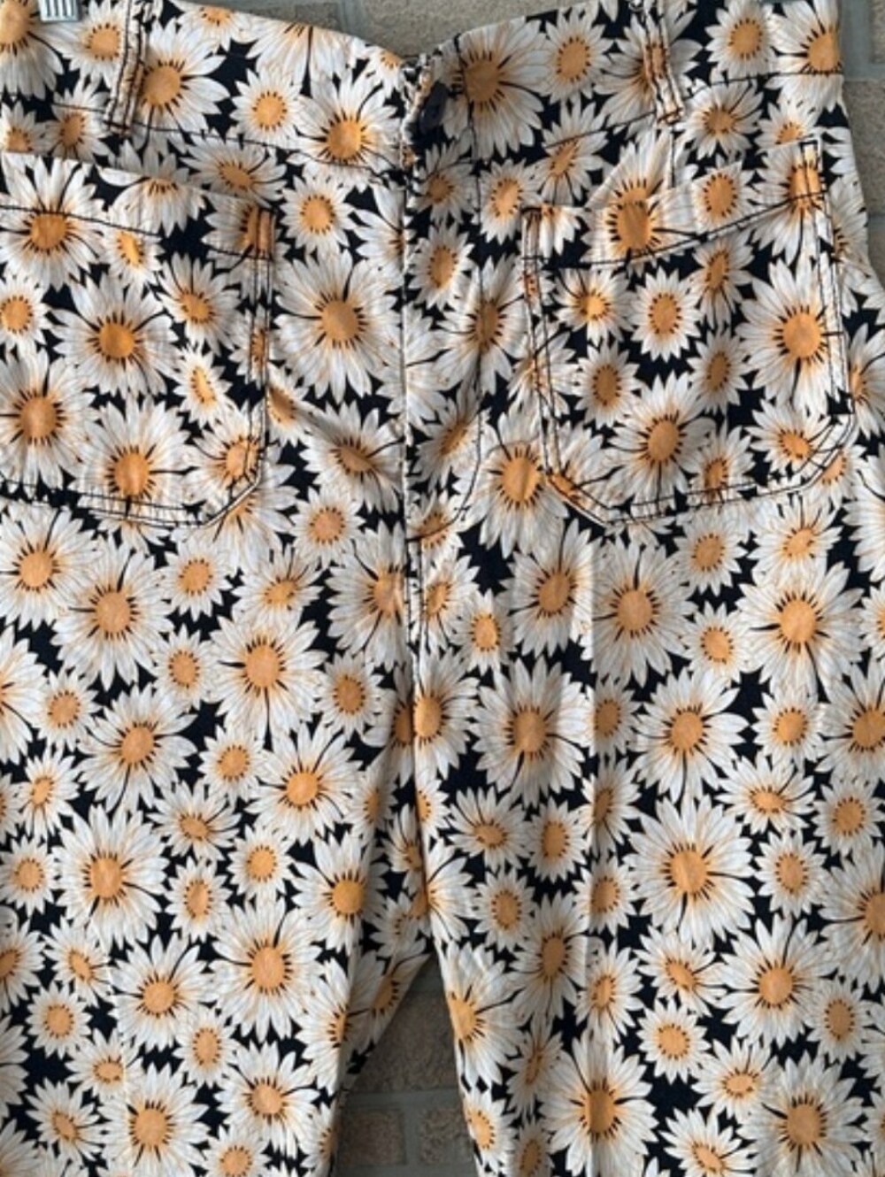 NWOT Maeve by Anthropologie The Colette Cropped Wide-Leg Pants Daisy Print Sz 25 - Picture 5 of 12